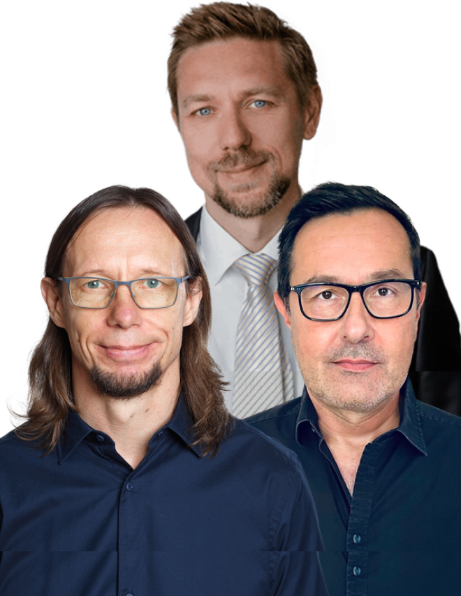 Dirk Siebenhaar, Rene Berteit und Bernd Raschkowski